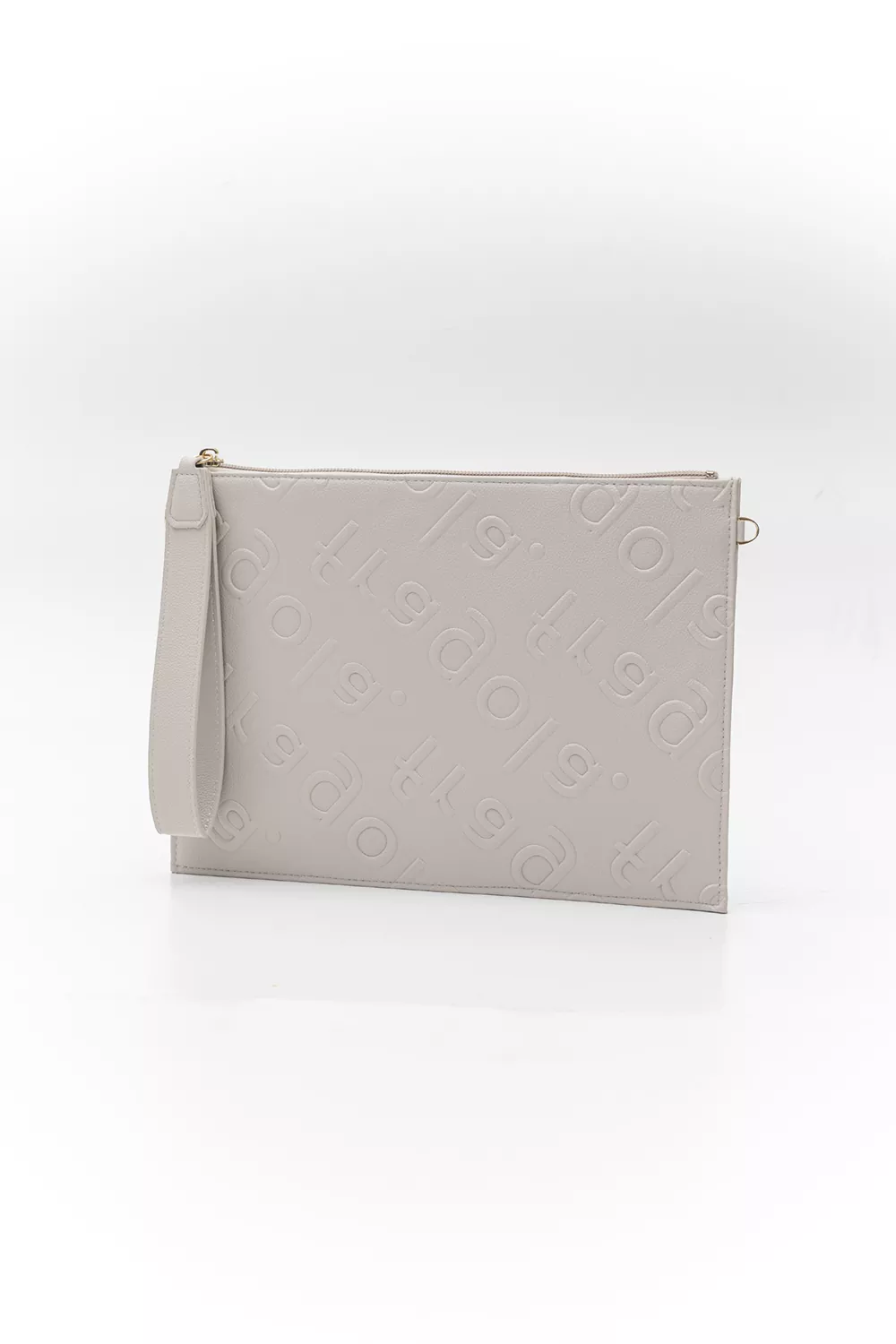 Μεγάλος φάκελος πλακέ με φερμουάρ και χειρολαβή