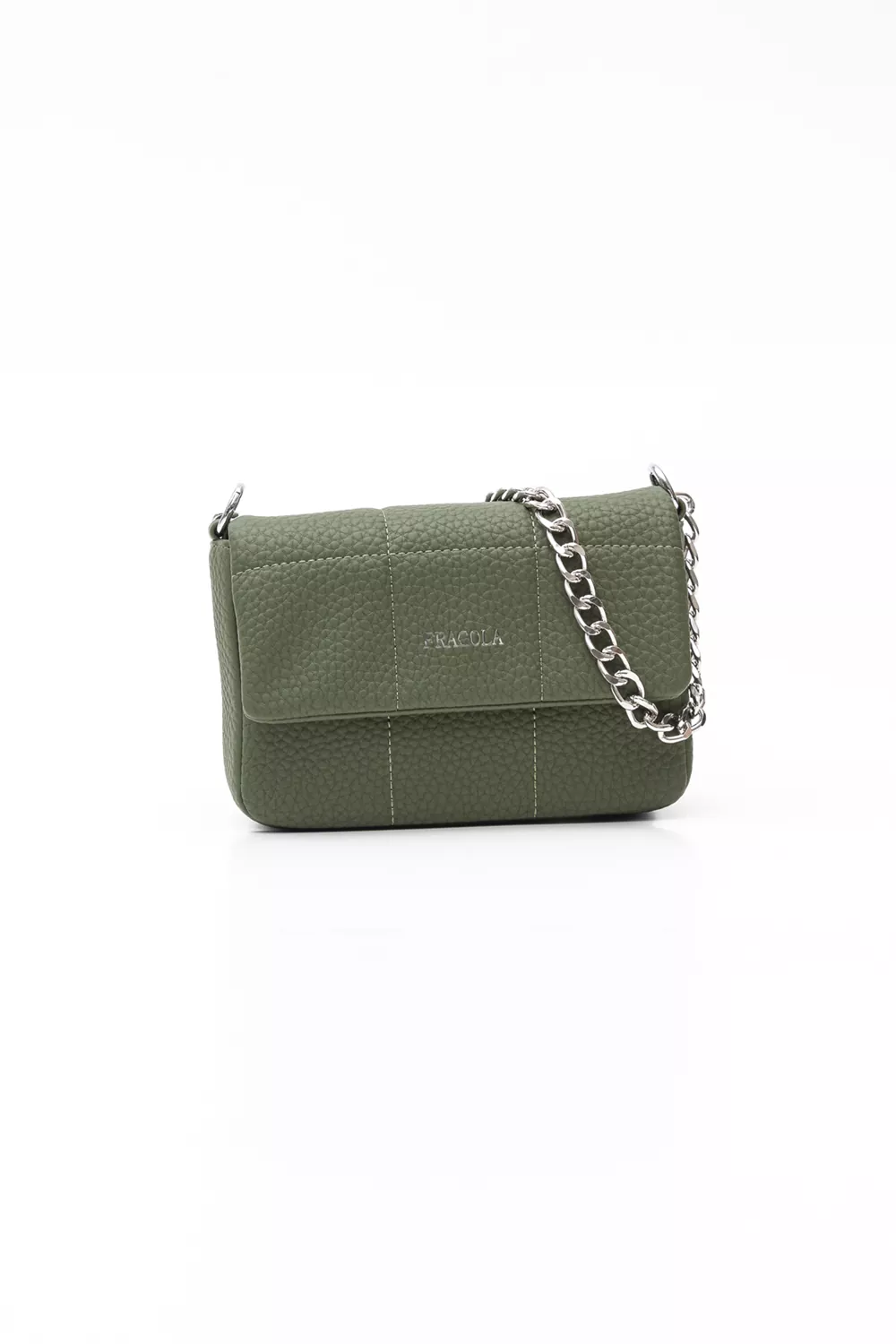 Τσάντα βόλτας με καπάκι και αλυσίδα