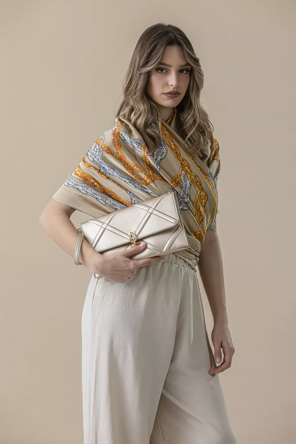 Γυναικεία τσάντα φάκελος χιαστί