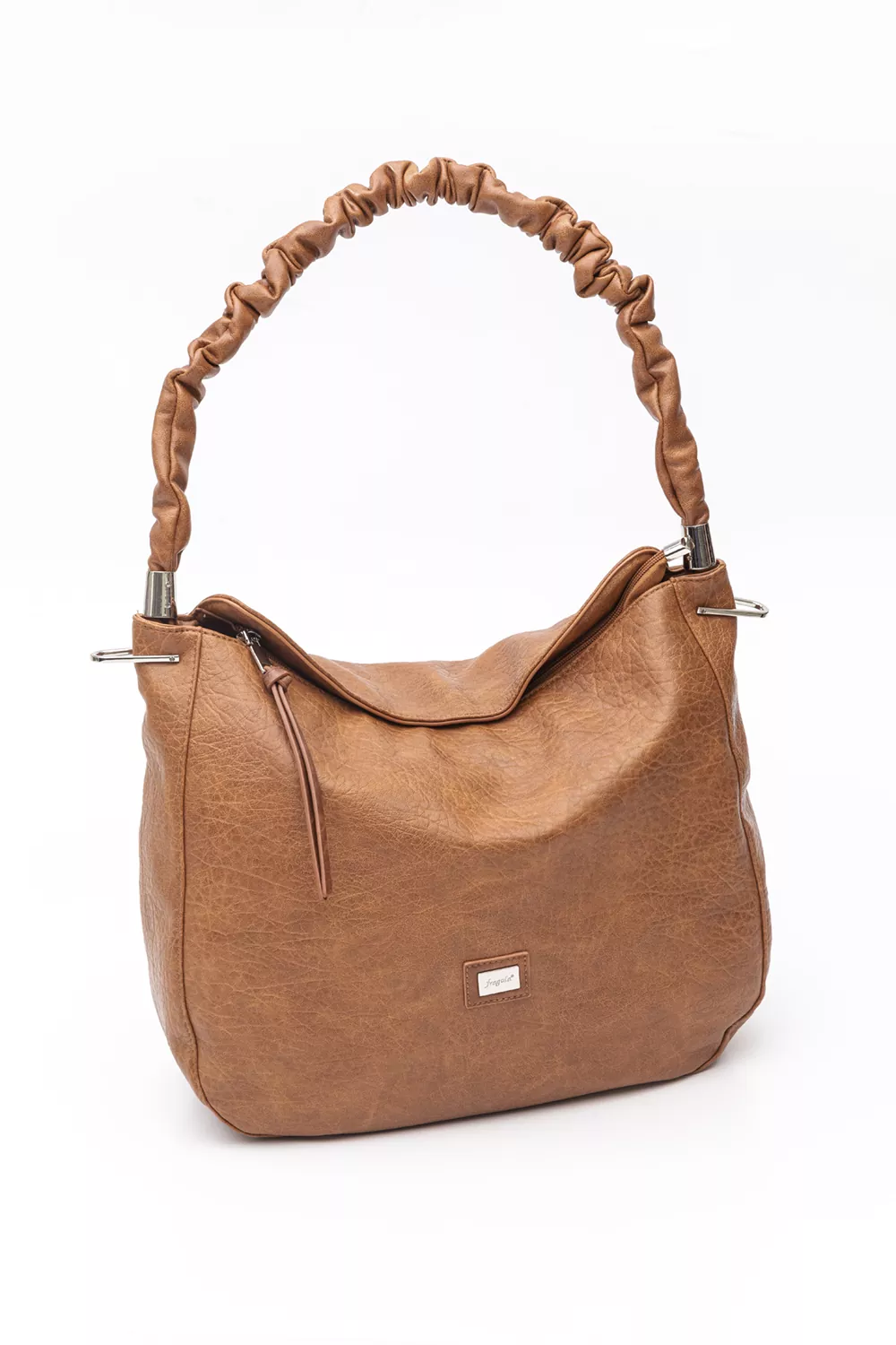 FE202-old-light-brown-1 Μεγάλη μαλακή τσάντα με ιδιαίτερο χέρι για τον ώμο - Image 1